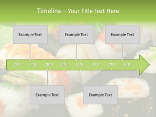 Kaviar Sushi Ingwer PowerPoint Template