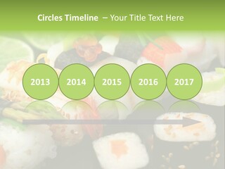 Kaviar Sushi Ingwer PowerPoint Template