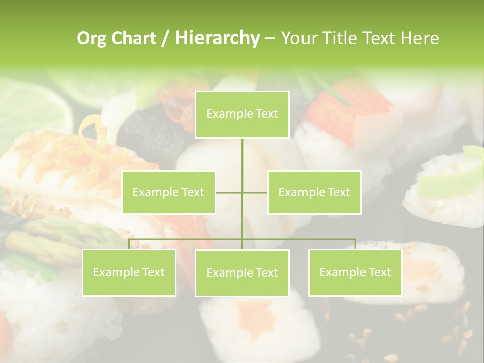 Kaviar Sushi Ingwer PowerPoint Template