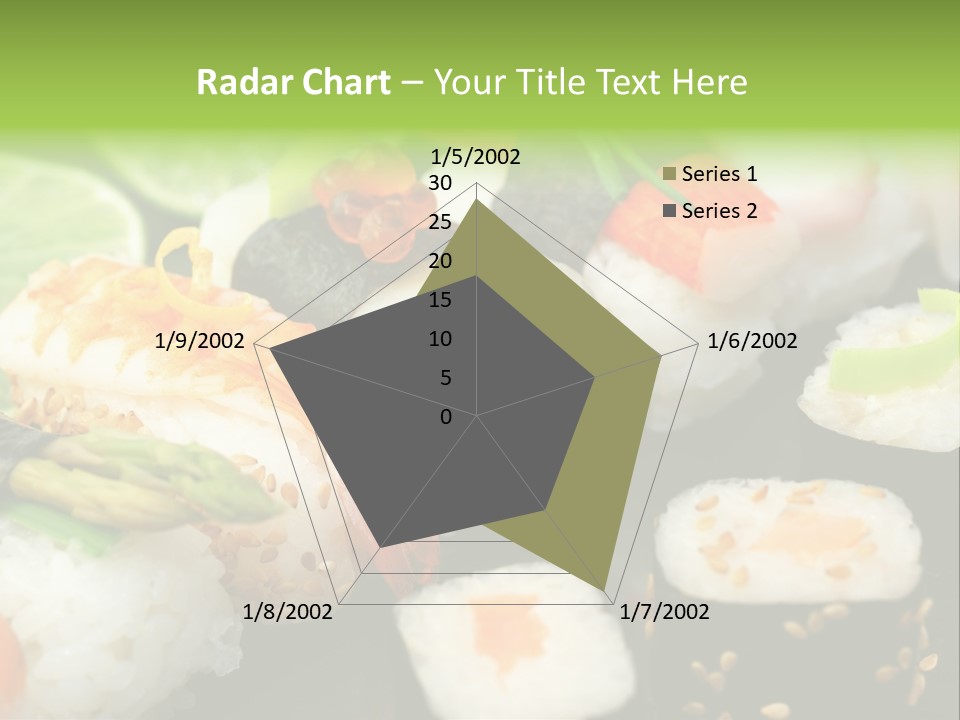 Kaviar Sushi Ingwer PowerPoint Template