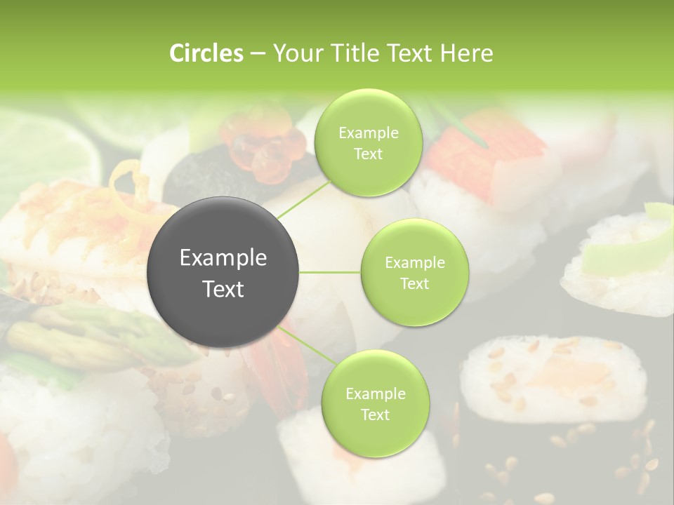 Kaviar Sushi Ingwer PowerPoint Template