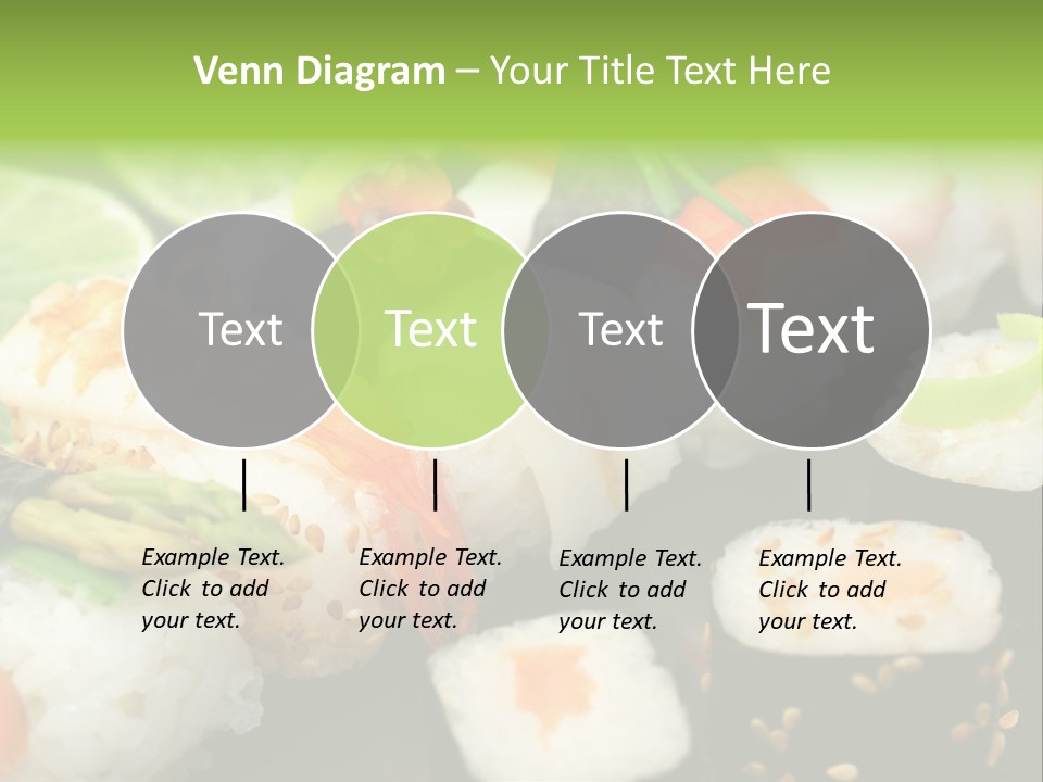 Kaviar Sushi Ingwer PowerPoint Template