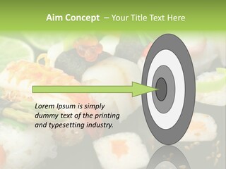 Kaviar Sushi Ingwer PowerPoint Template
