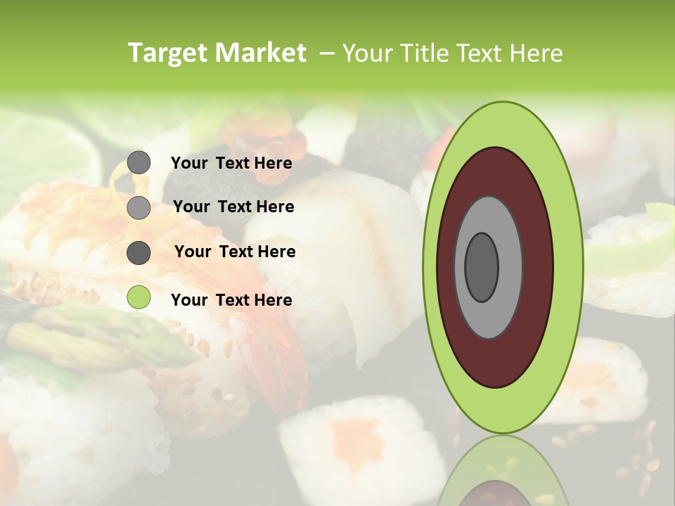Kaviar Sushi Ingwer PowerPoint Template