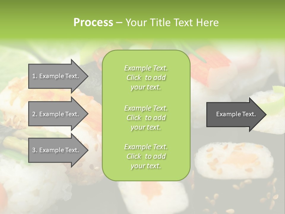 Kaviar Sushi Ingwer PowerPoint Template