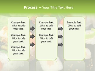 Kaviar Sushi Ingwer PowerPoint Template
