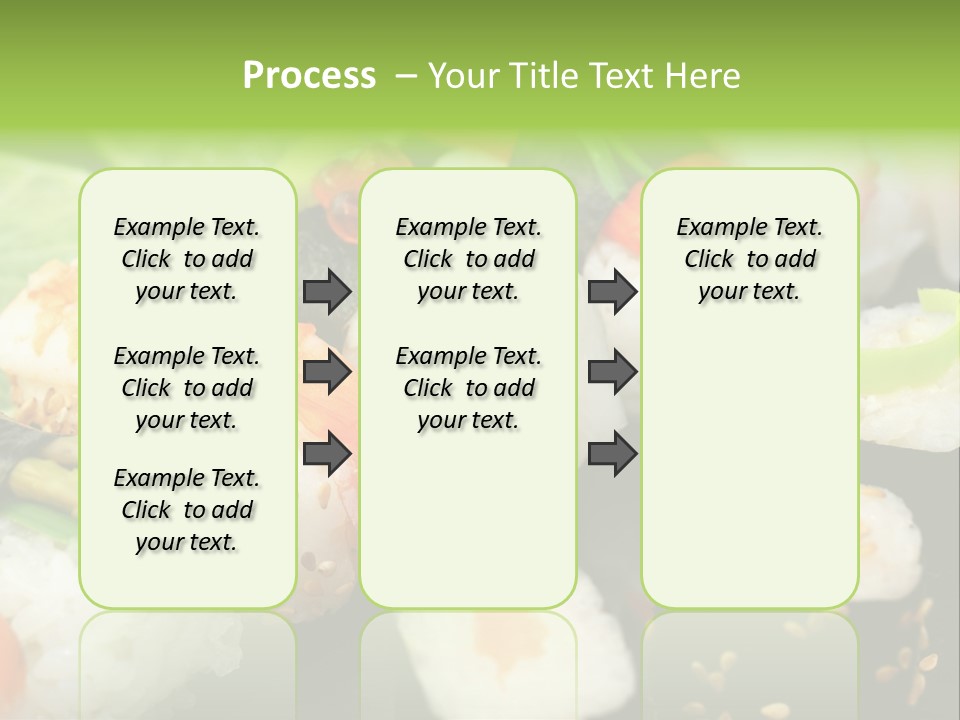 Kaviar Sushi Ingwer PowerPoint Template