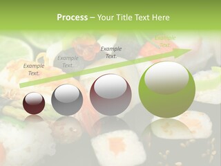 Kaviar Sushi Ingwer PowerPoint Template