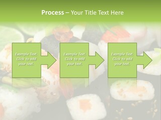 Kaviar Sushi Ingwer PowerPoint Template