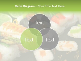 Kaviar Sushi Ingwer PowerPoint Template