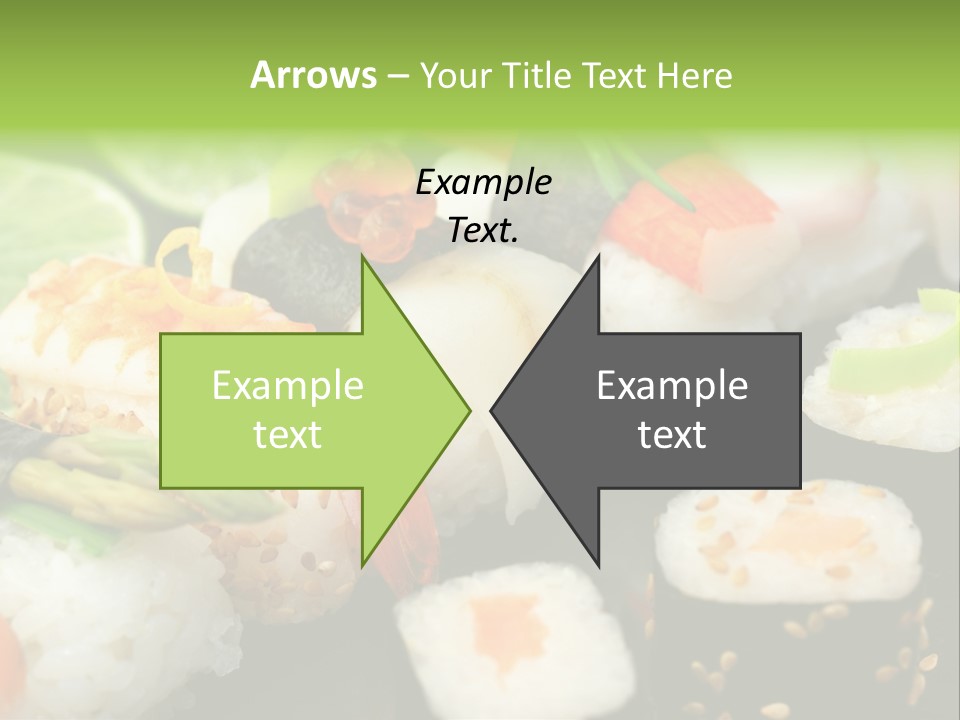 Kaviar Sushi Ingwer PowerPoint Template