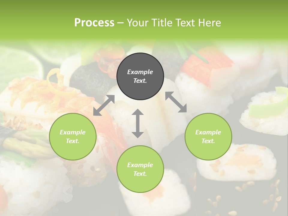 Kaviar Sushi Ingwer PowerPoint Template