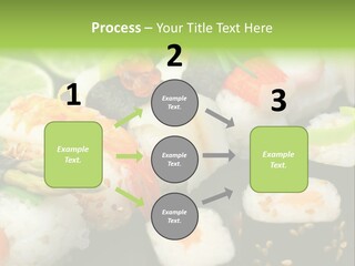 Kaviar Sushi Ingwer PowerPoint Template