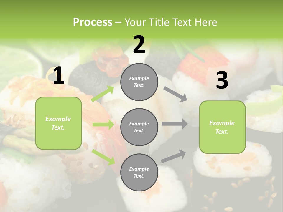 Kaviar Sushi Ingwer PowerPoint Template