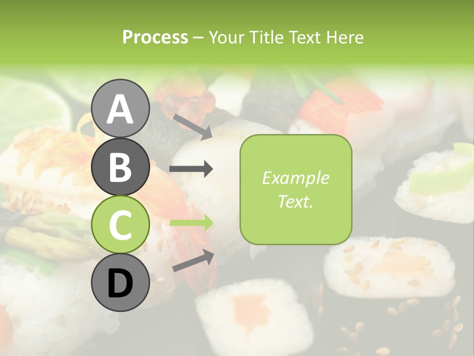 Kaviar Sushi Ingwer PowerPoint Template