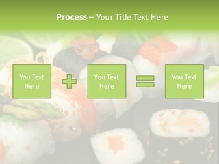 Kaviar Sushi Ingwer PowerPoint Template