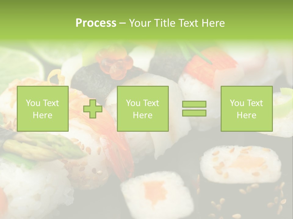Kaviar Sushi Ingwer PowerPoint Template