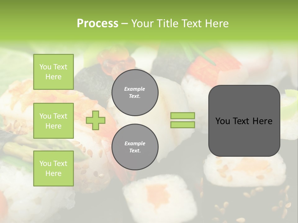 Kaviar Sushi Ingwer PowerPoint Template