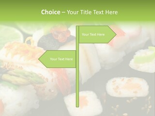 Kaviar Sushi Ingwer PowerPoint Template