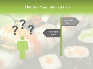 Kaviar Sushi Ingwer PowerPoint Template