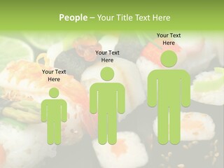 Kaviar Sushi Ingwer PowerPoint Template