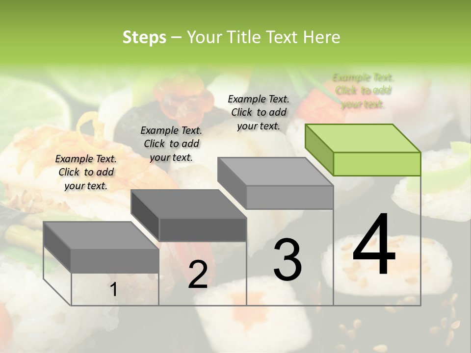 Kaviar Sushi Ingwer PowerPoint Template