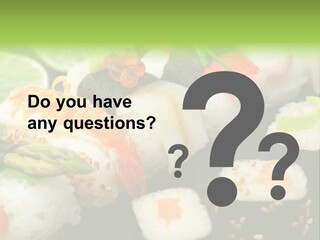 Kaviar Sushi Ingwer PowerPoint Template