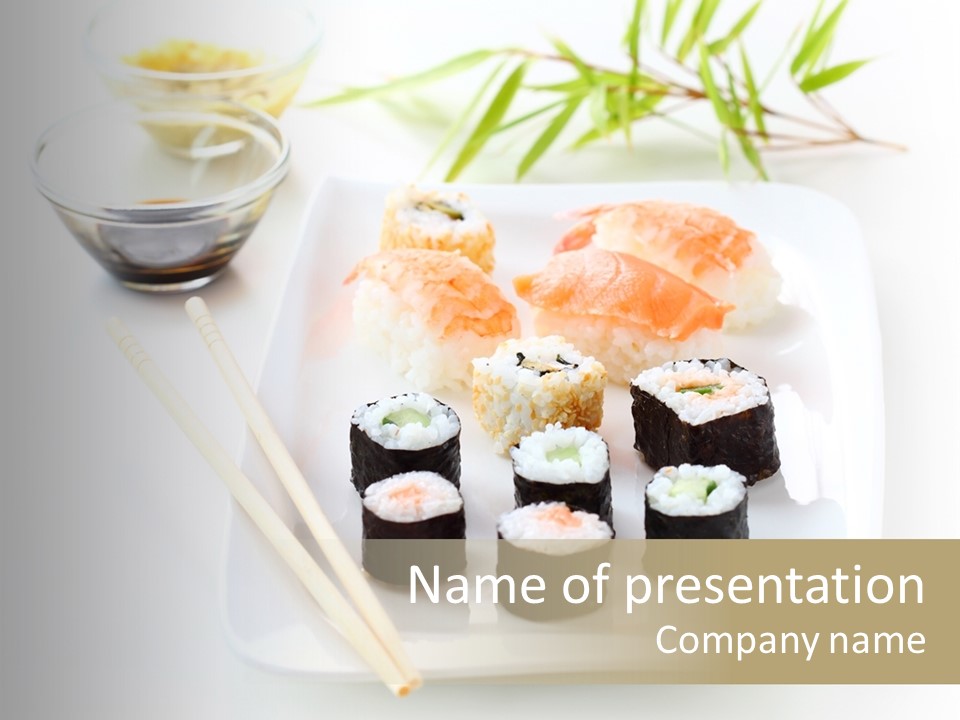 Japanese Red Prepared PowerPoint Template