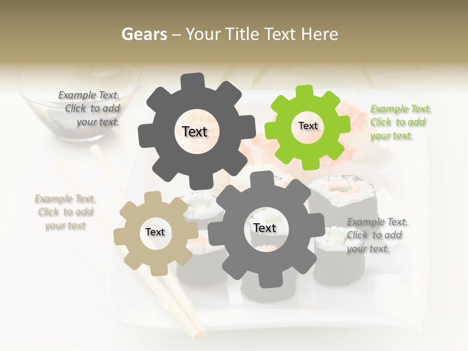 Japanese Red Prepared PowerPoint Template