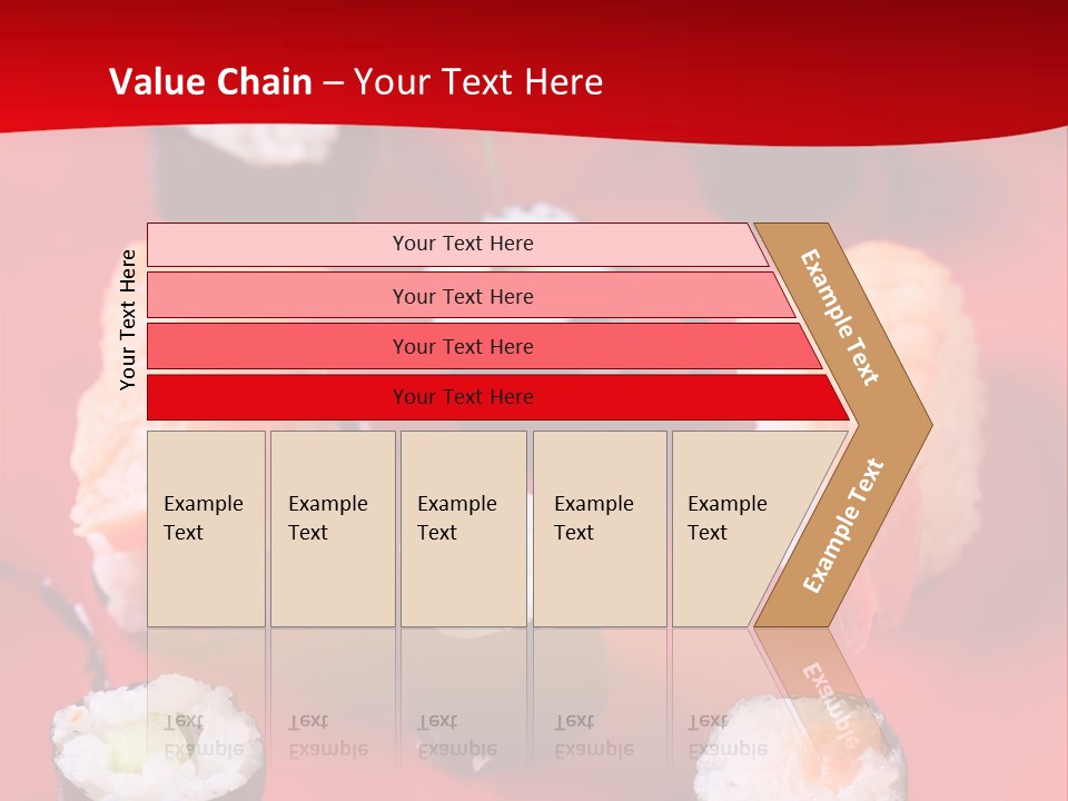 Sashimi Gourmet Meal PowerPoint Template