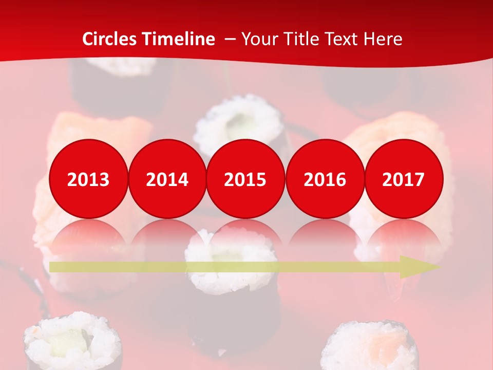 Sashimi Gourmet Meal PowerPoint Template