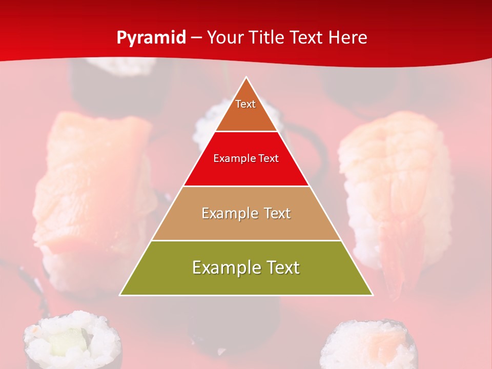 Sashimi Gourmet Meal PowerPoint Template