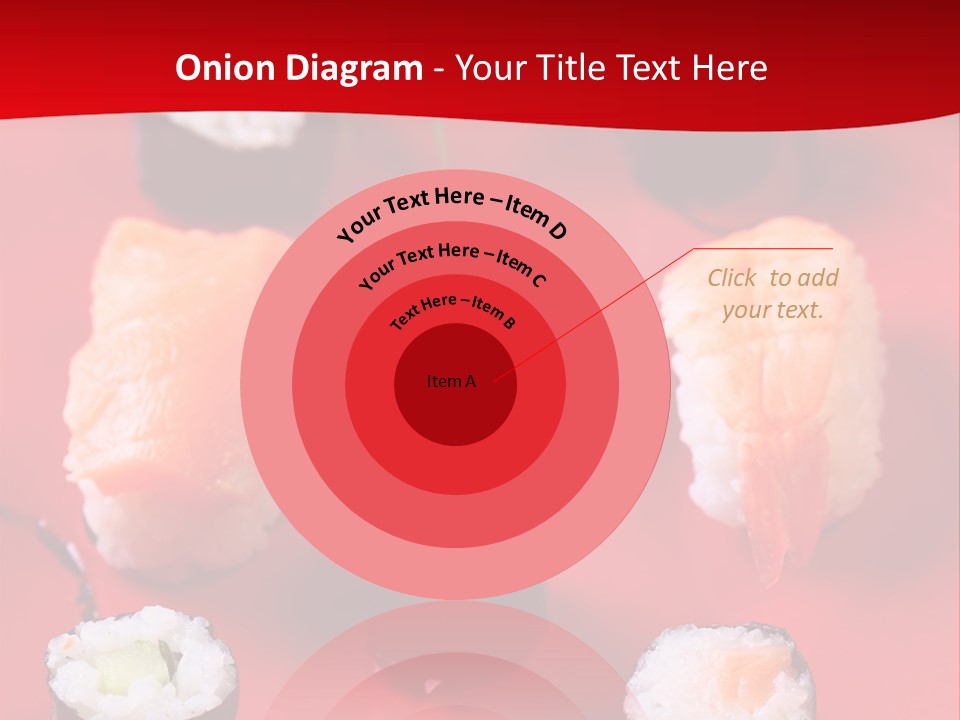 Sashimi Gourmet Meal PowerPoint Template