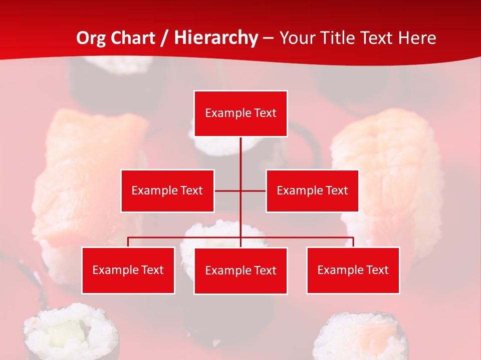 Sashimi Gourmet Meal PowerPoint Template