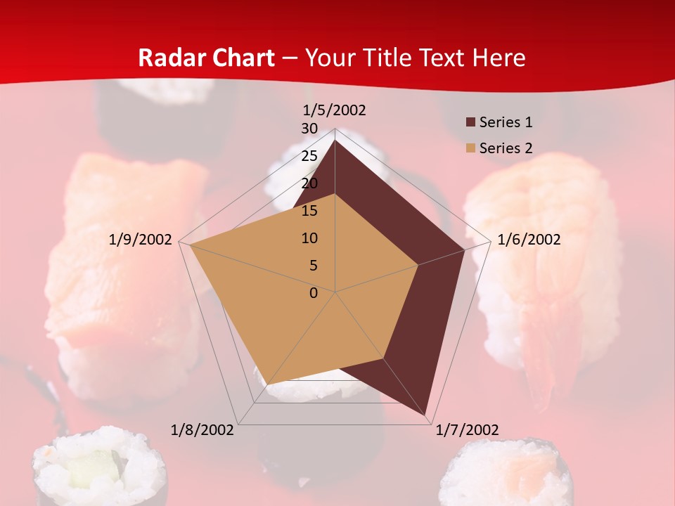 Sashimi Gourmet Meal PowerPoint Template