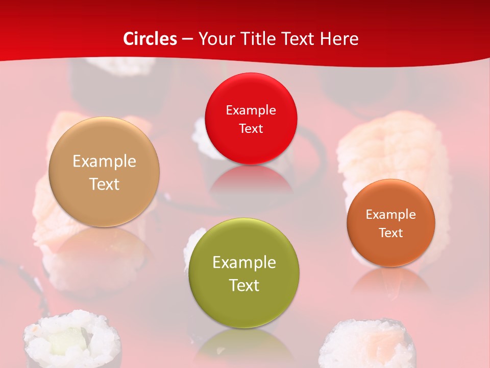 Sashimi Gourmet Meal PowerPoint Template