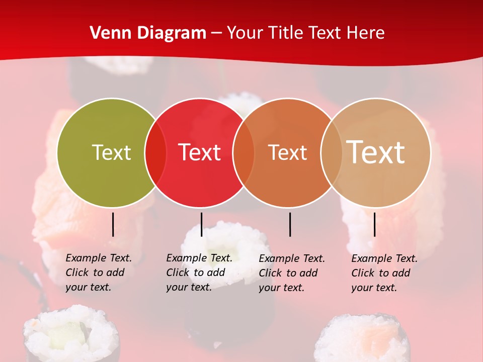 Sashimi Gourmet Meal PowerPoint Template