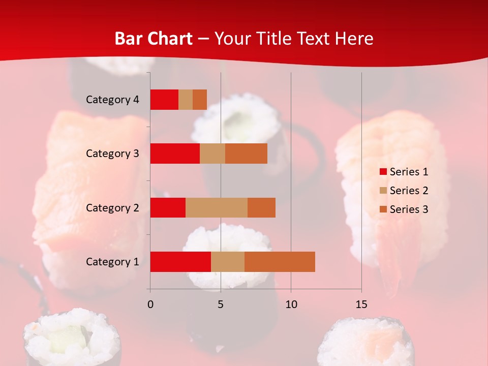 Sashimi Gourmet Meal PowerPoint Template