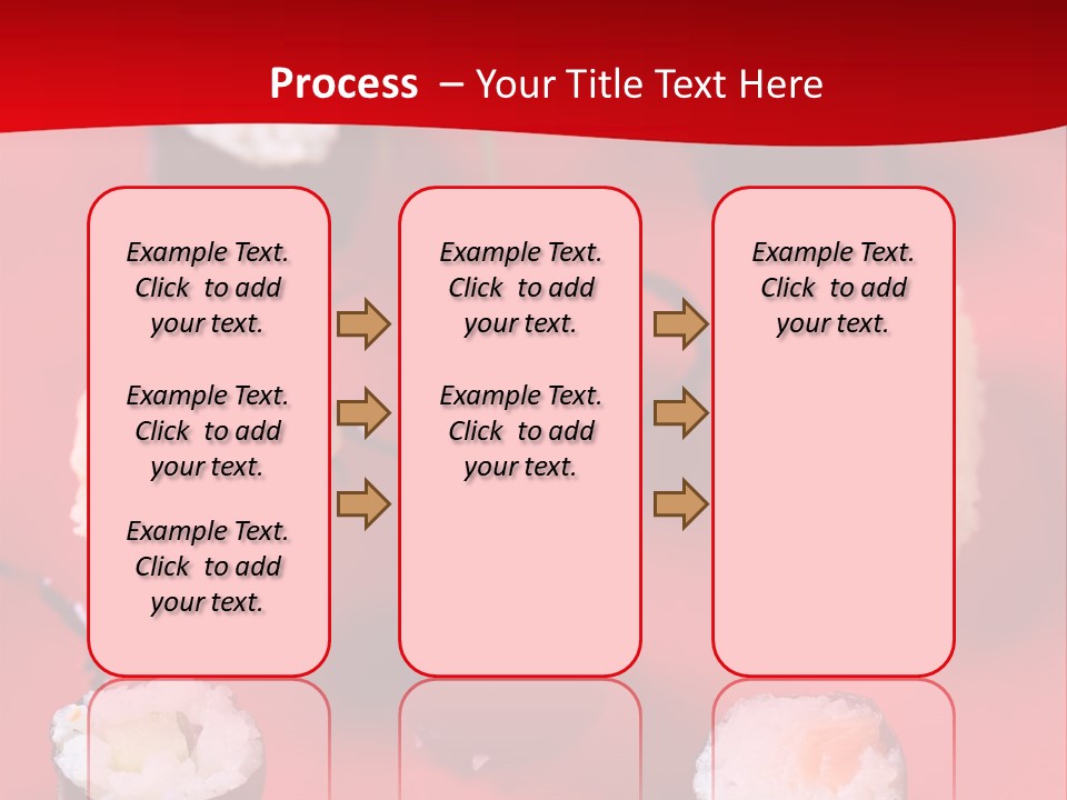Sashimi Gourmet Meal PowerPoint Template