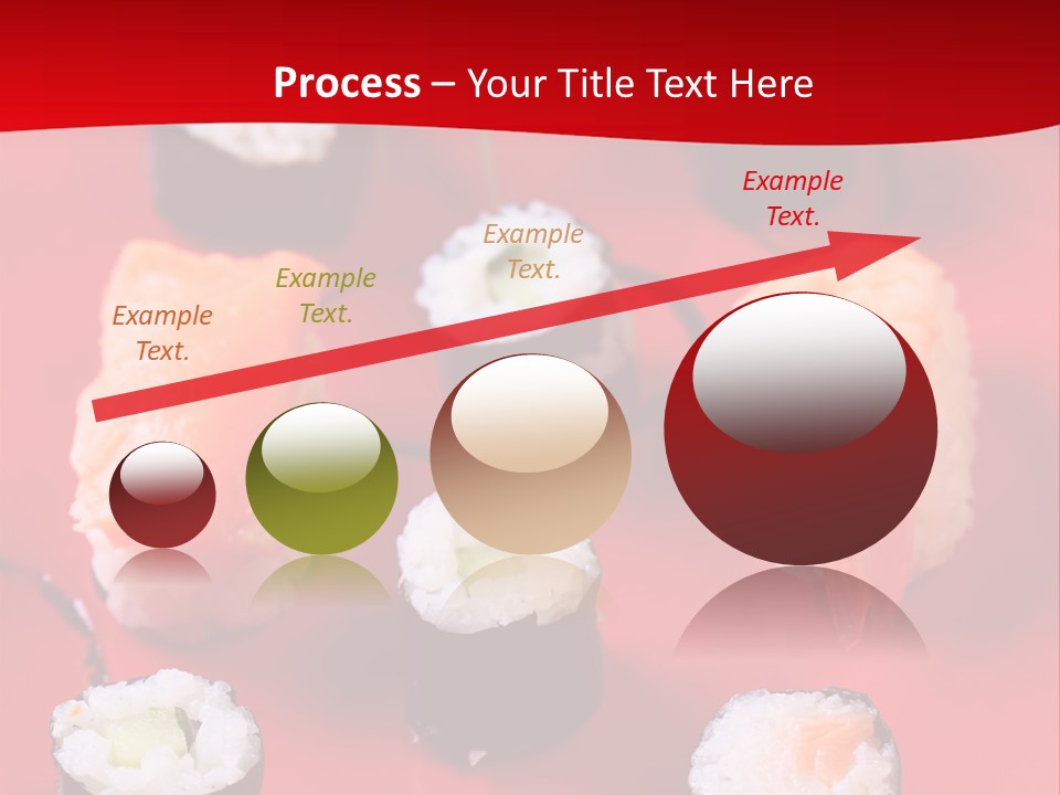 Sashimi Gourmet Meal PowerPoint Template