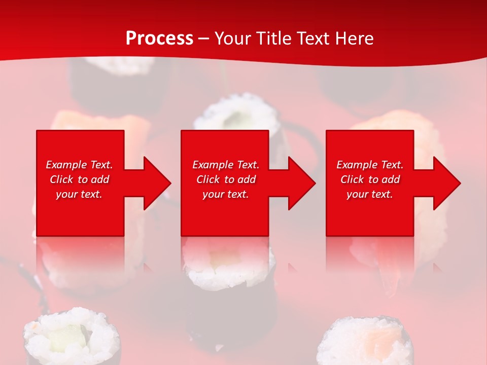 Sashimi Gourmet Meal PowerPoint Template