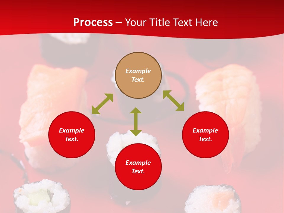 Sashimi Gourmet Meal PowerPoint Template