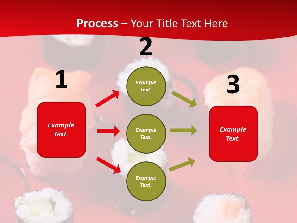 Sashimi Gourmet Meal PowerPoint Template