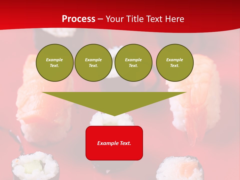 Sashimi Gourmet Meal PowerPoint Template