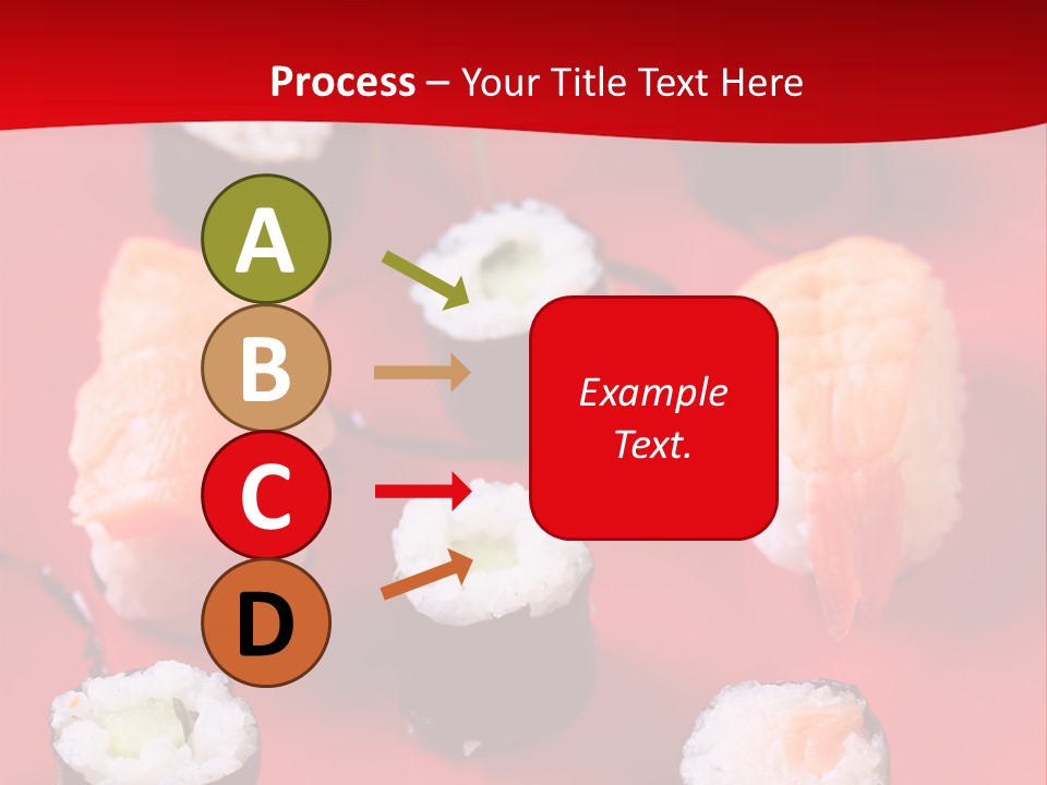 Sashimi Gourmet Meal PowerPoint Template