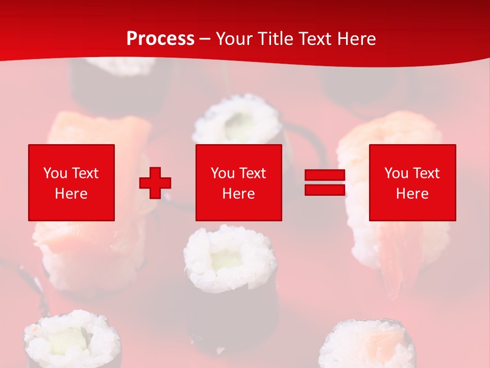 Sashimi Gourmet Meal PowerPoint Template