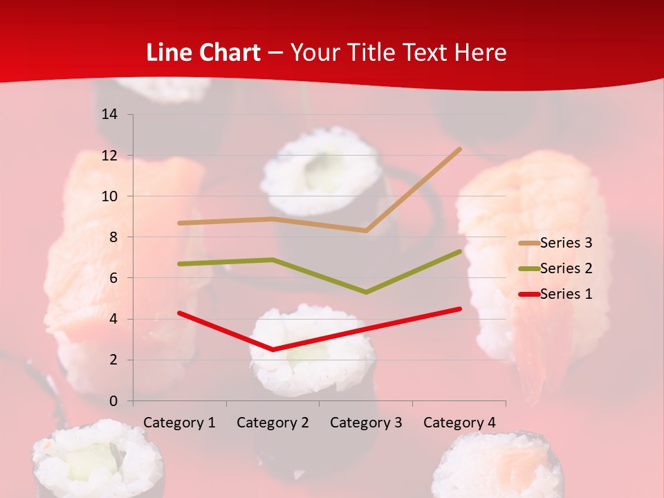 Sashimi Gourmet Meal PowerPoint Template