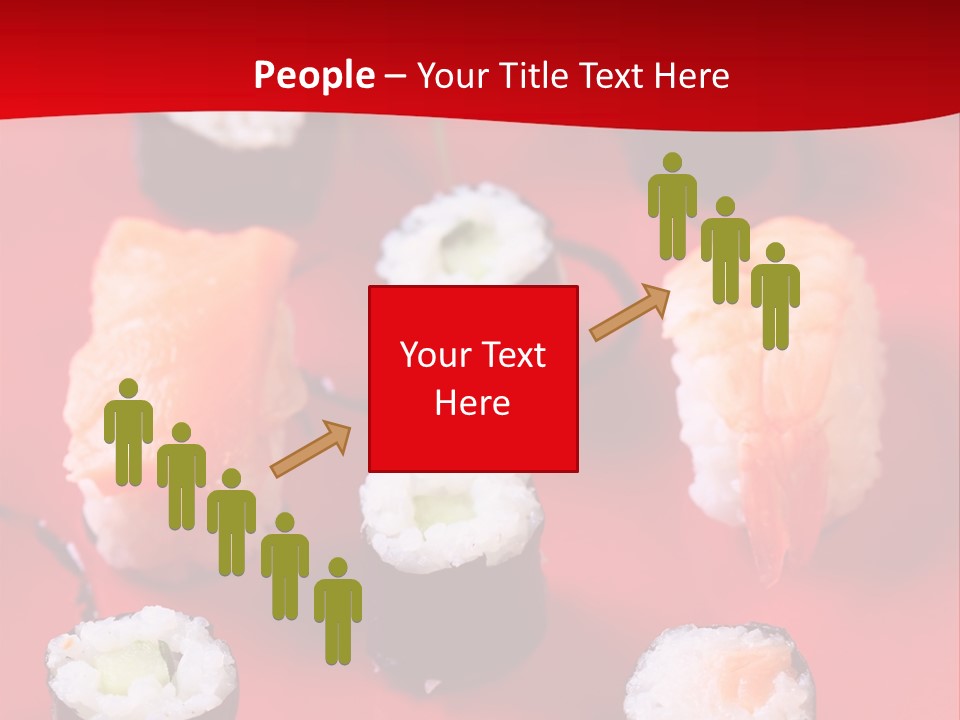 Sashimi Gourmet Meal PowerPoint Template