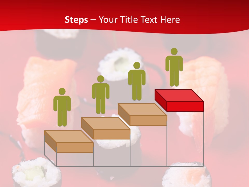 Sashimi Gourmet Meal PowerPoint Template