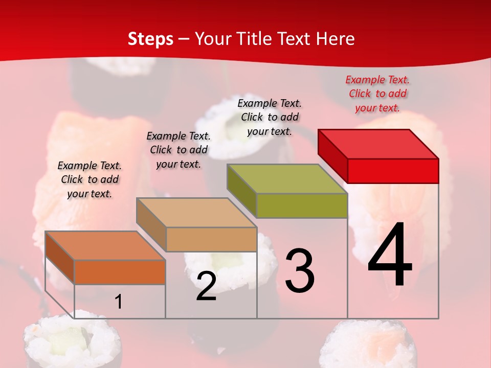 Sashimi Gourmet Meal PowerPoint Template